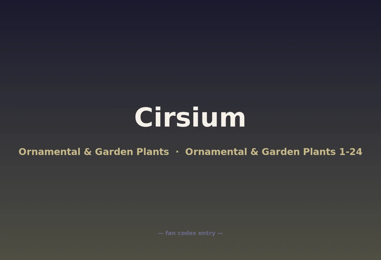 Cirsium